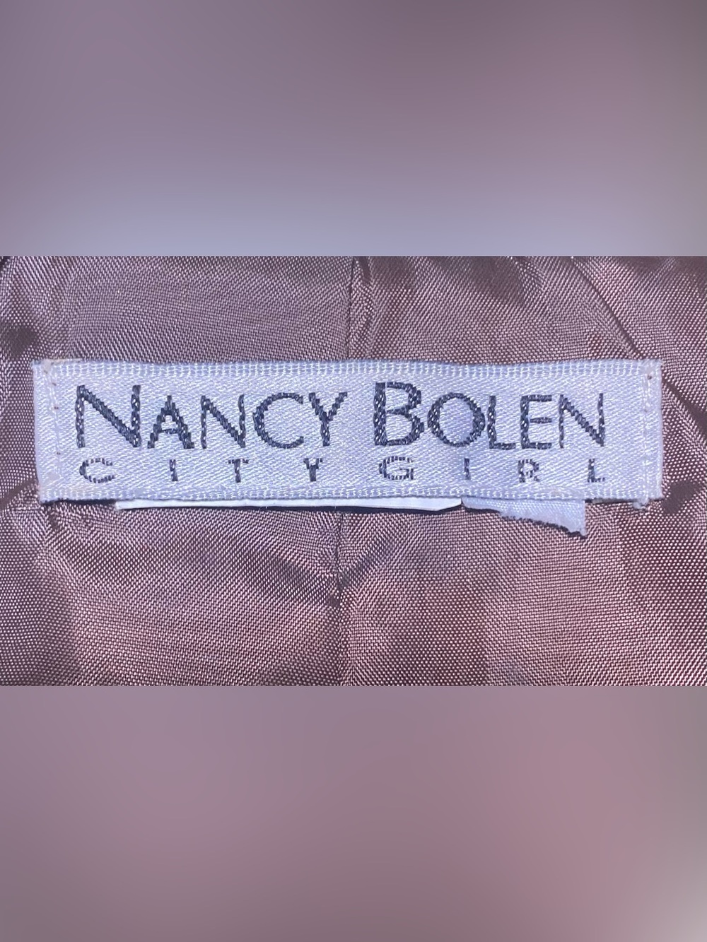 Vintage Nancy Bolen City Girl womens Suede leather Jacket Brown size Large - Picture 4 of 4